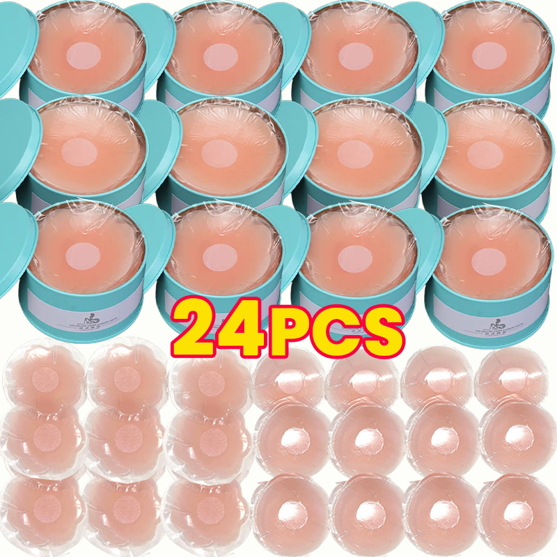 Strapless Bra Adhesive - 2026 Pétalos de silicona invisibles reutilizables