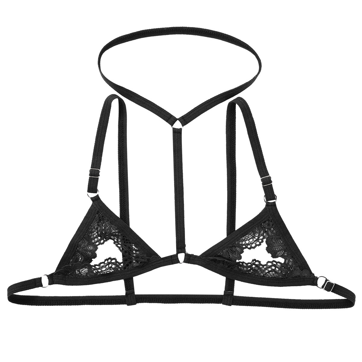 Arnés Sexy para hombre, sujeta - Sheer Bra Lace reseña y precio