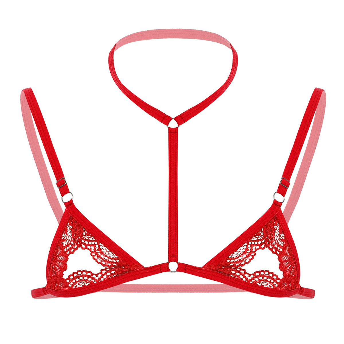 Arnés Sexy para hombre, sujeta - Sheer Bra Lace reseña y precio